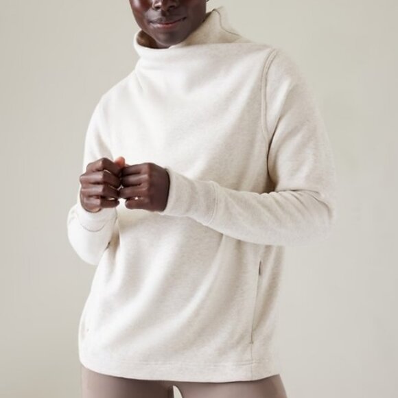Athleta || Cozy Karma Twist Neck Sweatshirt - Picture 2 of 8